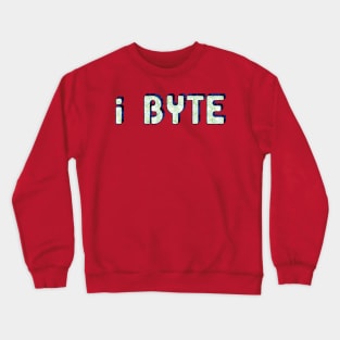 I Byte Patterned Crewneck Sweatshirt